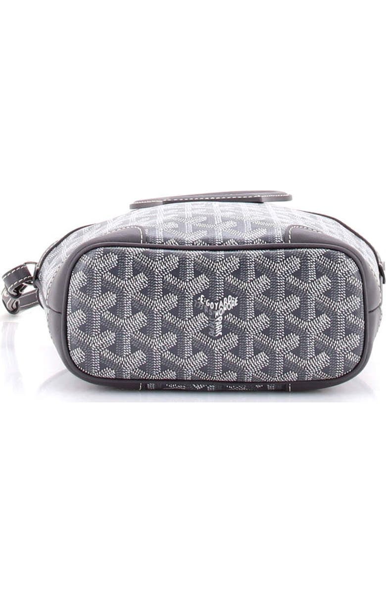 Pre-Owned Goyard Beluga Bag Coated Canvas Mini, Alternate, color, Gray