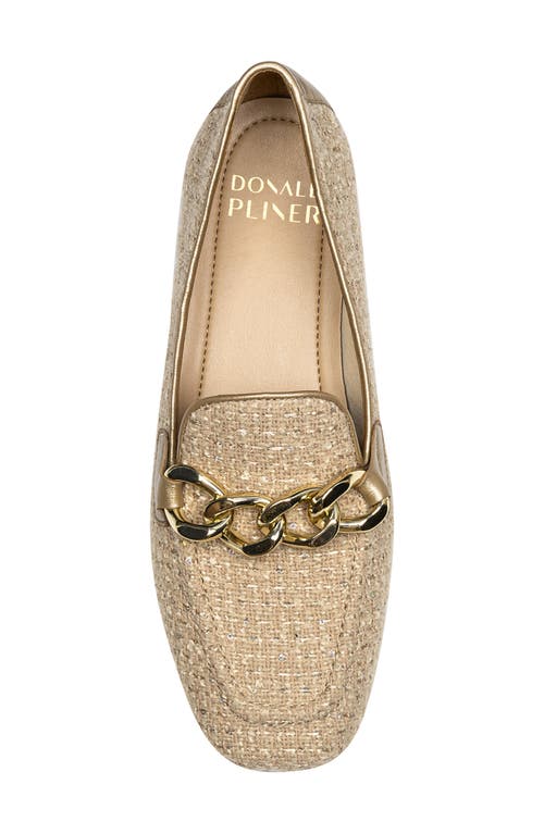 Shop Donald Pliner Bethany Chain Loafer In Camel