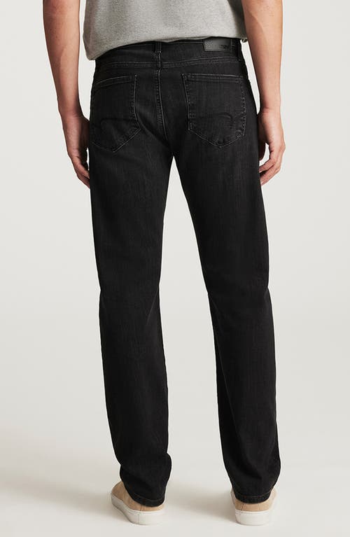 Mavi Jeans Zach Straight Leg Jeans In Black