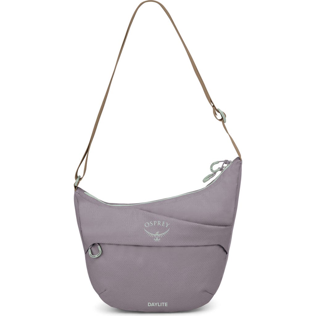 Osprey Daylite Water Repellent Crossbody Pouch In Soundwave Grey/latte Brown