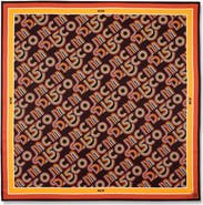 MCM Disco Monogram Scarf in Organic Silk