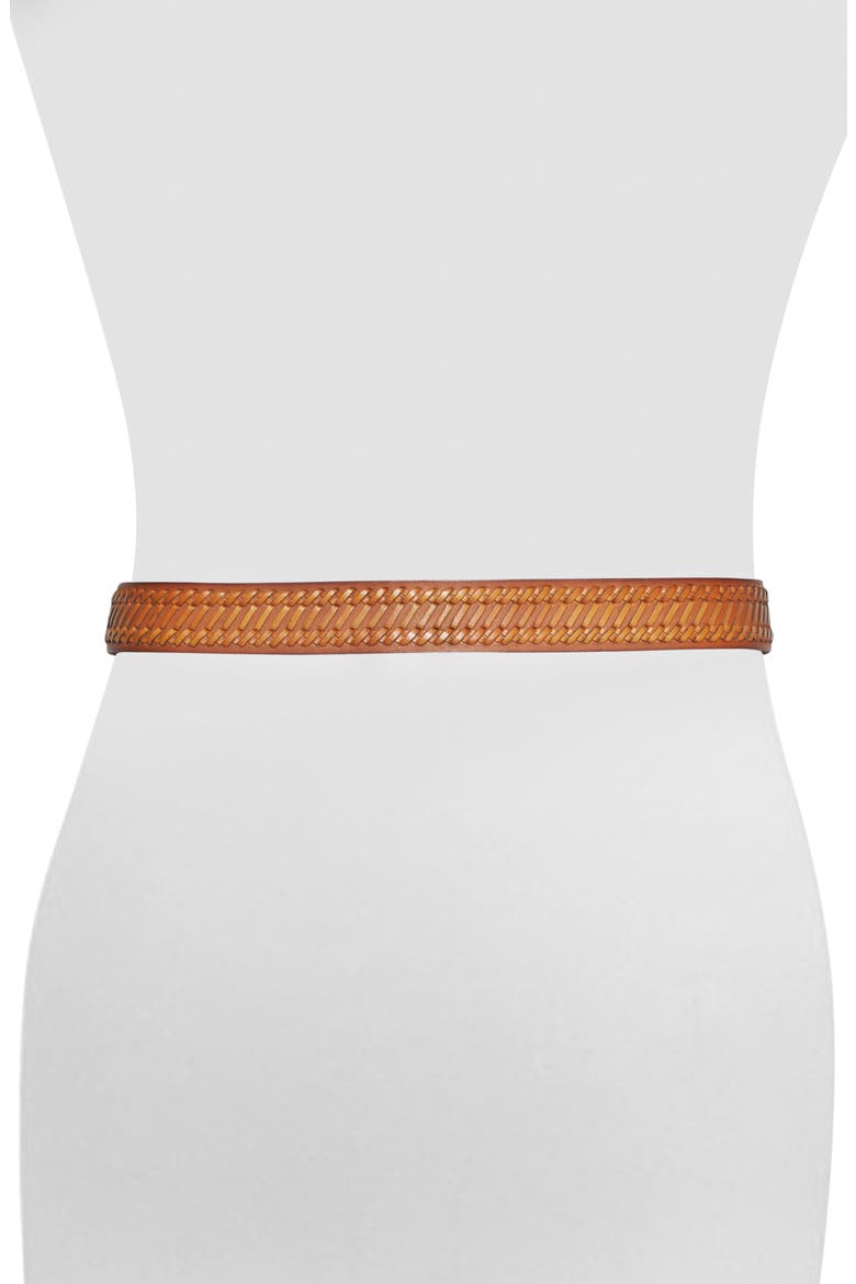 Leather Belt, Alternate, color, TAN