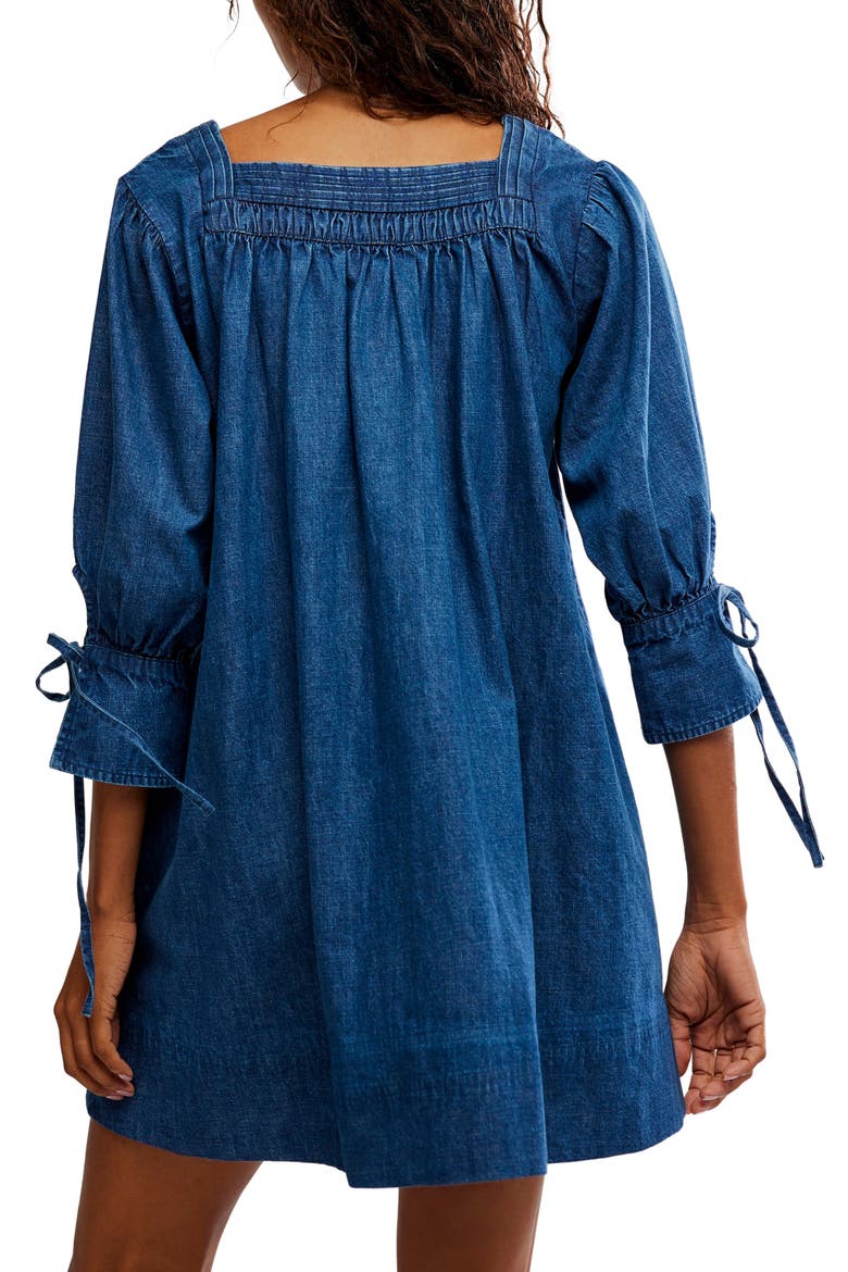 Sonora Chambray Minidress, Alternate, color, MIDNIGHT RINSE