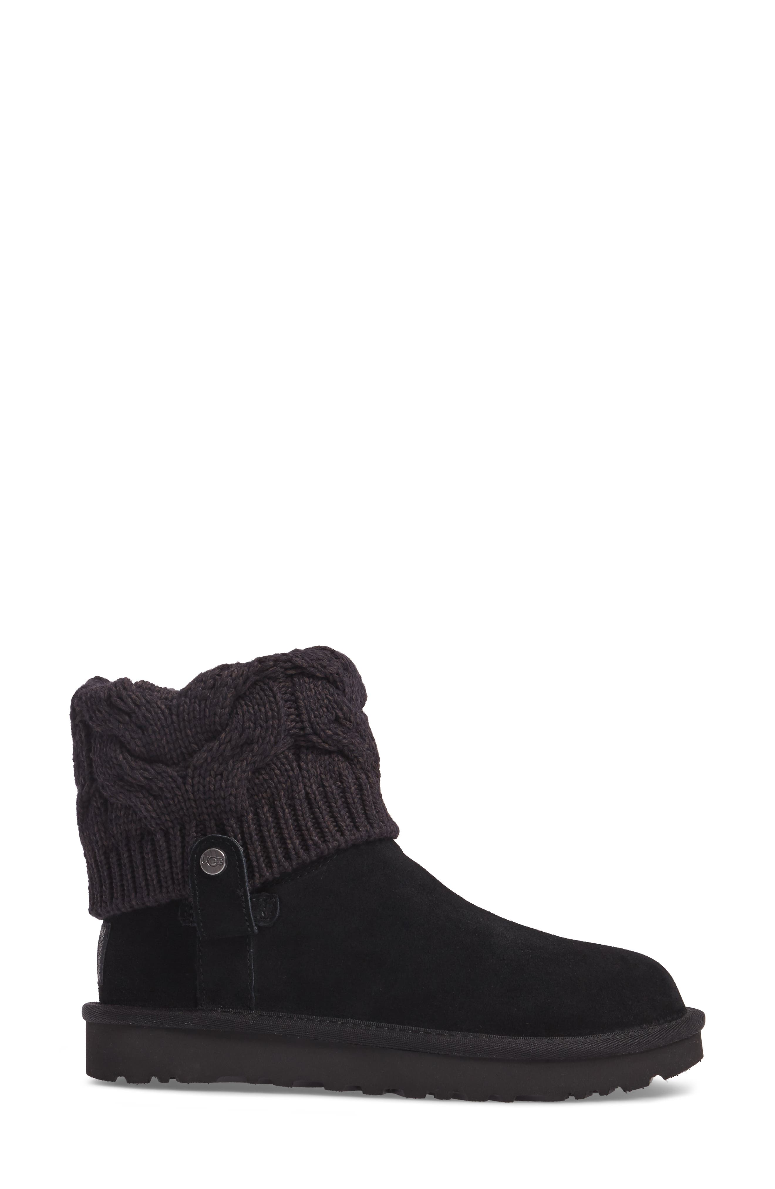 UGG<sup>®</sup> Saela Knit Cuff Boot, Alternate, color, 