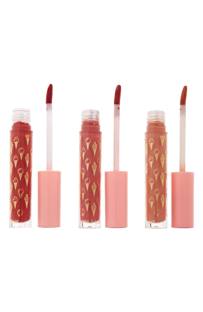 Winky Lux Double Matte Whip Liquid Lipstick Trio, Main, color, 