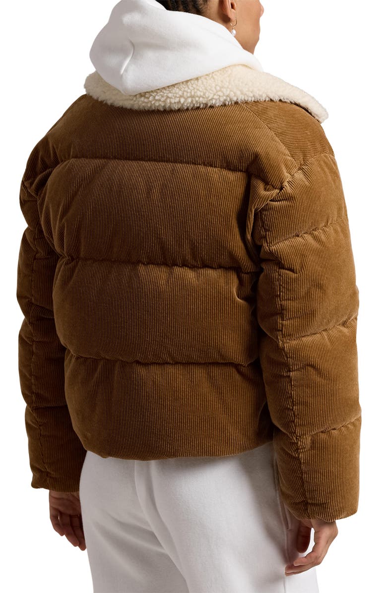 Polo Ralph Lauren Corduroy Insulated 750 Fill Power Down Jacket, Alternate, color, 