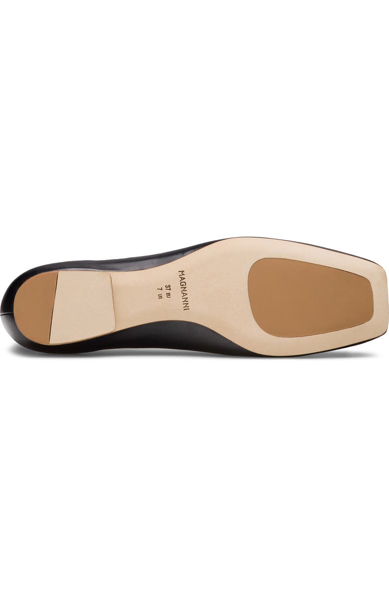 Magnanni Avilia Bow Ballet Flat, Alternate, color, Black