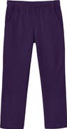 CITY THREADS Girls Soft 100% Cotton UPF 50+ Jersey Pocket Pants