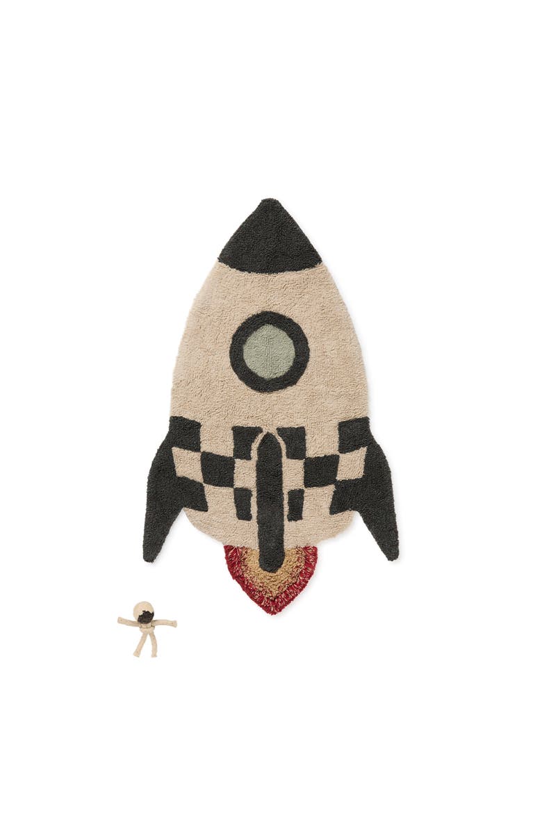 Lorena Canals Washable Rug Rocket, Main, color, Grey