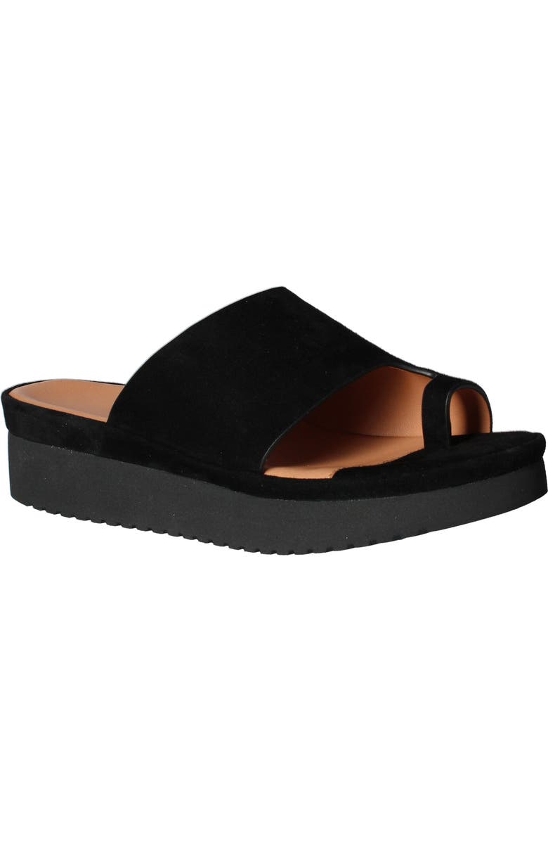 L'Amour des Pieds Ahlina Platform Sandal, Main, color, Black