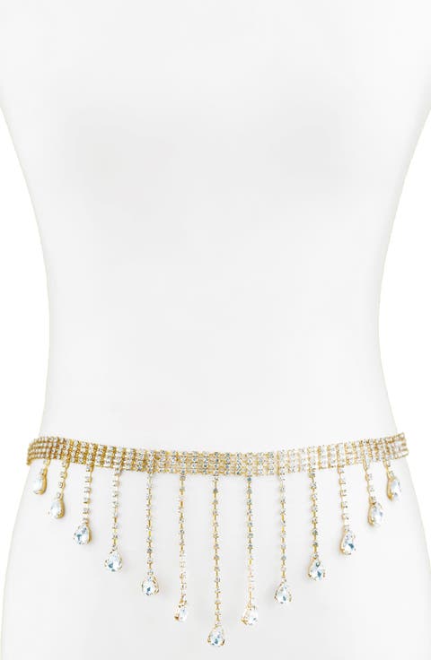 Crystal Drop Belly Chain