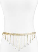 Ettika Crystal Drop Belly Chain
