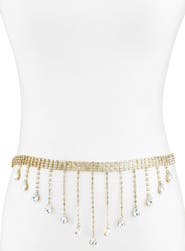 Ettika Crystal Drop Belly Chain