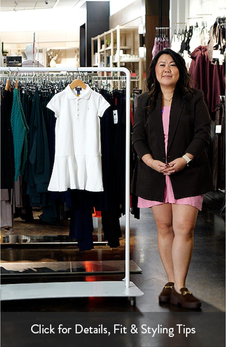 Kids' Cotton Piqué Polo Dress, sales video thumbnail