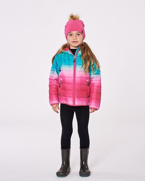 Deux Par Deux Quilted Mid-season Jacket In Multi