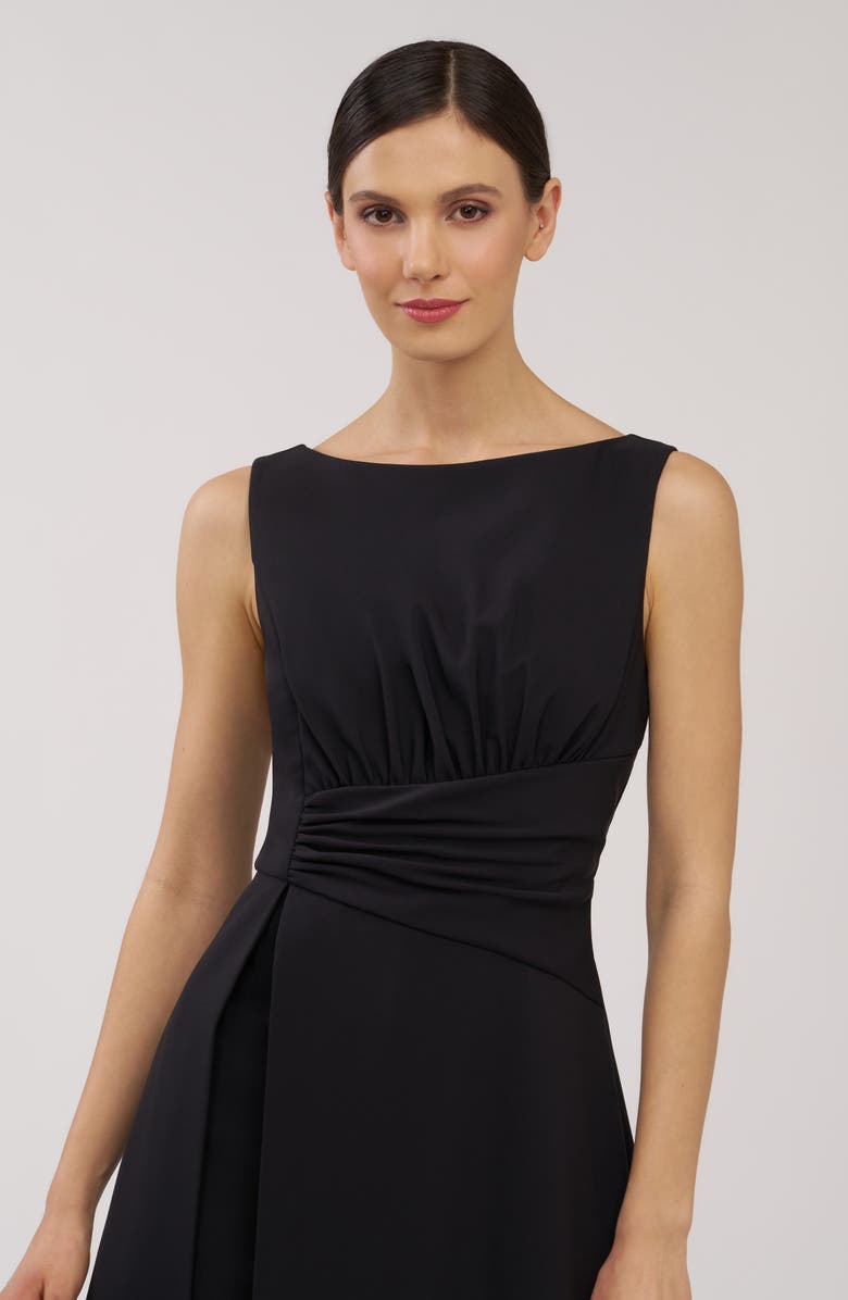 Kay Unger Palmer Sleeveless Maxi Jumpsuit, Alternate, color, Onyx