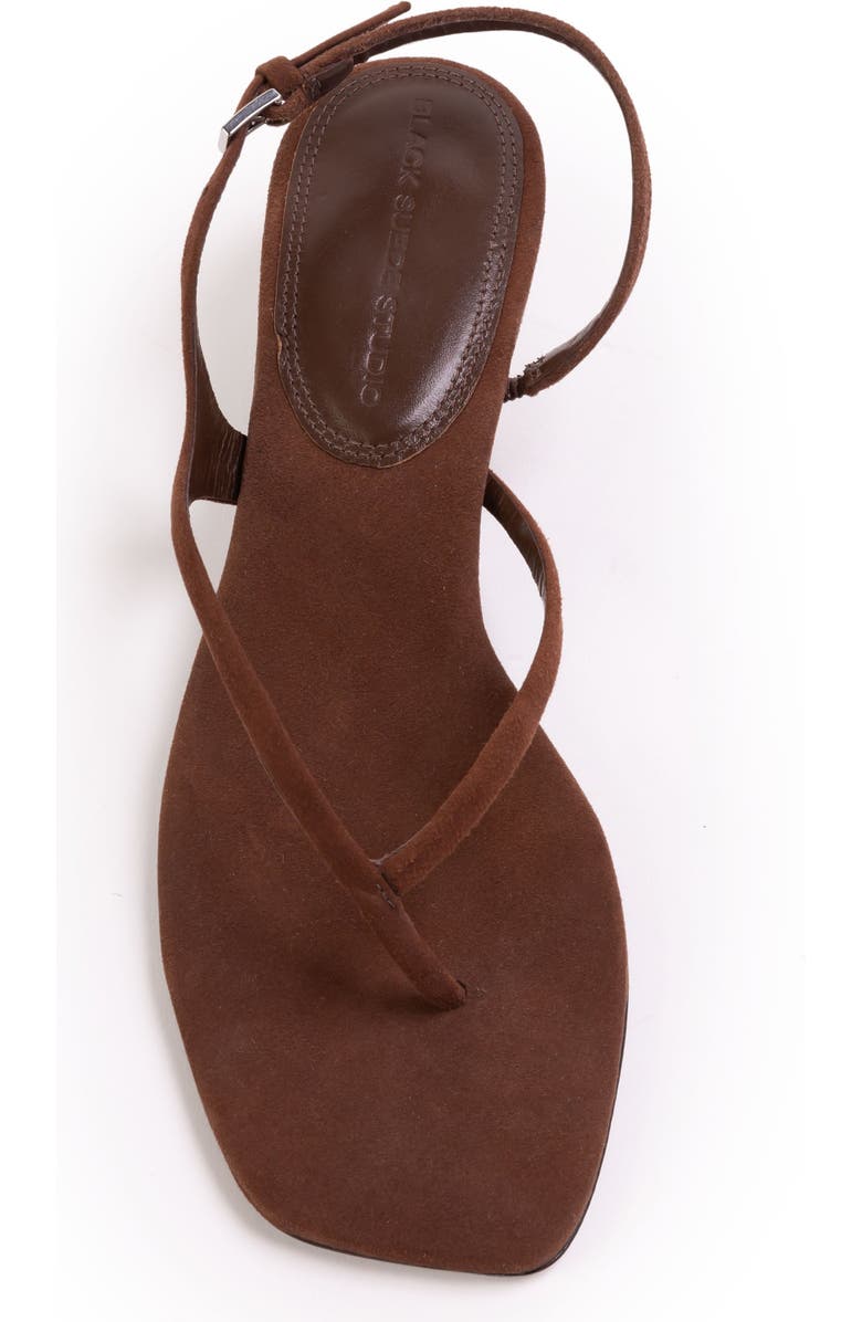 BLACK SUEDE STUDIO Mehak 35 Suede Sandal, Alternate, color, Brownie Suede
