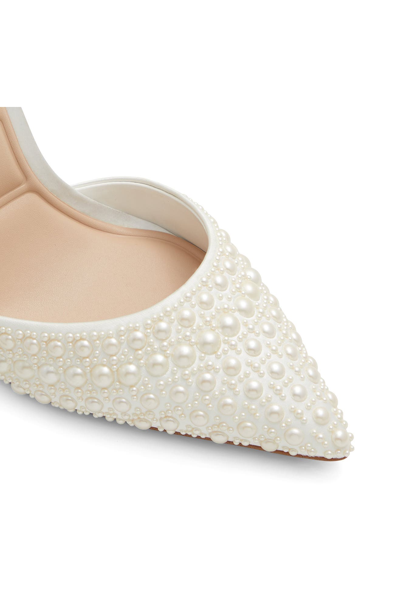 ALDO Derperla Pointed Toe Pump, Alternate, color, White