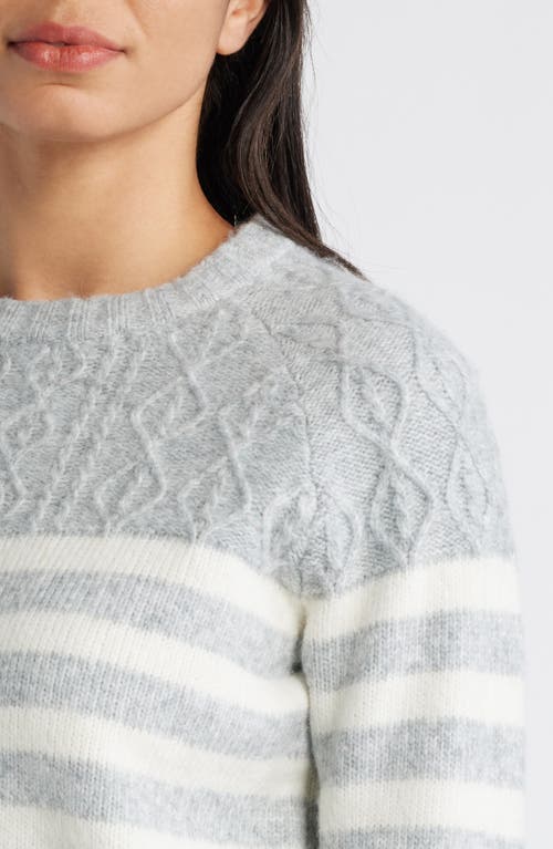 CASLON CASLON® STRIPE CREWNECK SWEATER