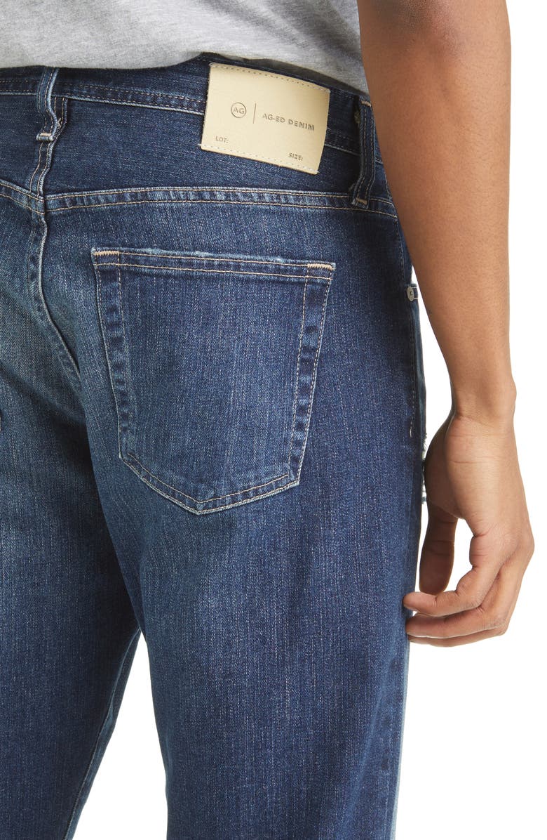 AG Tellis Slim Fit Stretch Jeans, Alternate, color, 9 Years Solar Ray Destructed