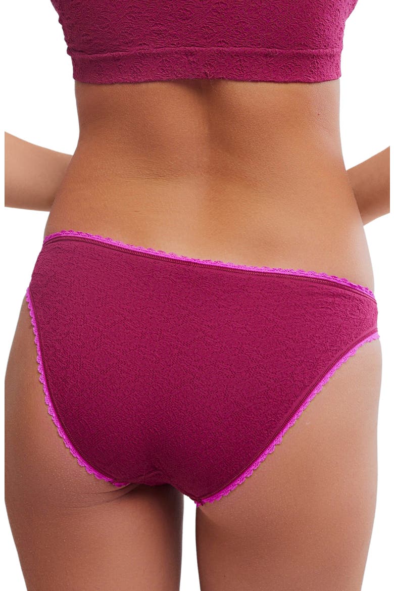 Intimately FP Sweet Point Seamless Bikini, Alternate, color, BEAU BERRY COMBO
