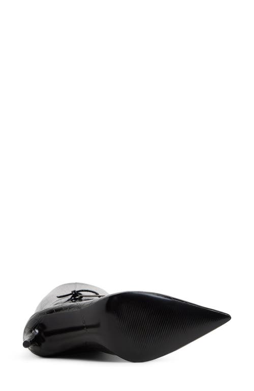 Aldo Tiffany Knee-high Stiletto Boot In Black