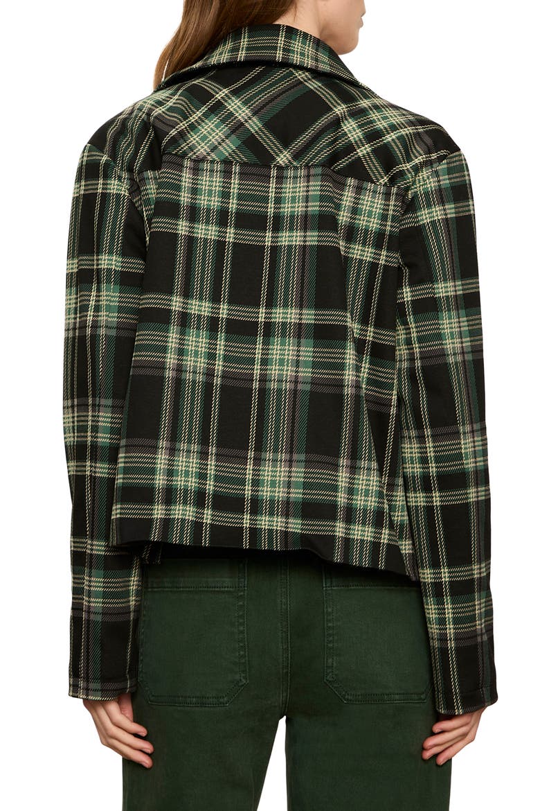 Avid Plaid Jacket, Alternate, color, WHITE/ EVERGREEN PLAID