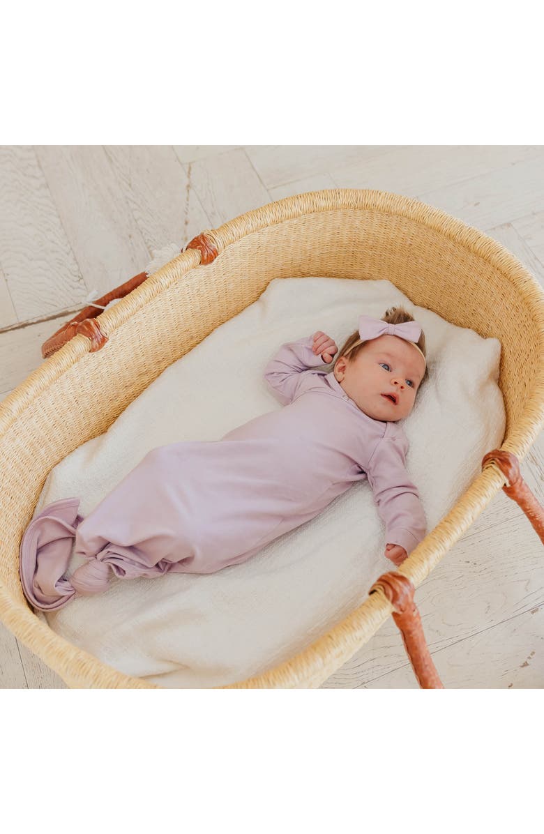 Copper Pearl Lily Knotted Sleep Gown, Alternate, color,