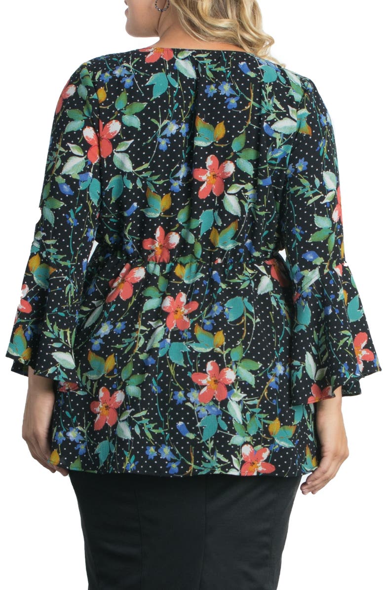Kiyonna Ava Bell Sleeve Top, Alternate, color,