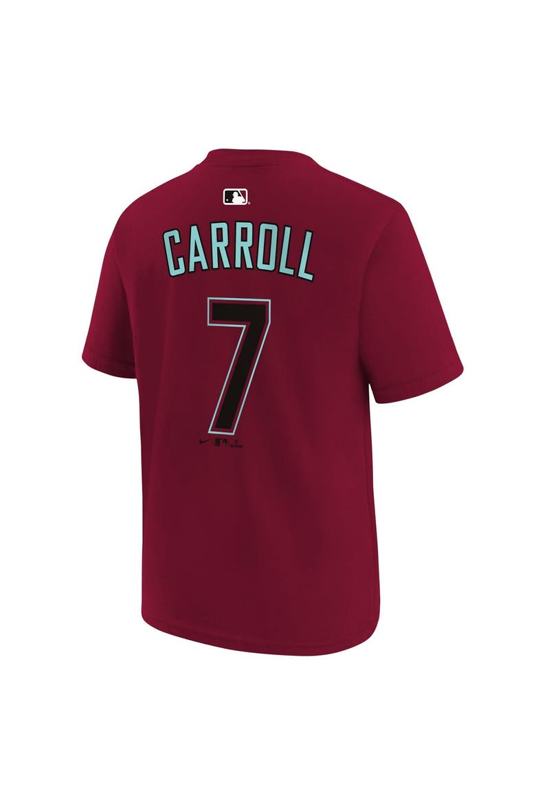 Youth Nike Corbin Carroll Red Arizona Diamondbacks Name & Number T-Shirt, Alternate, color, Red