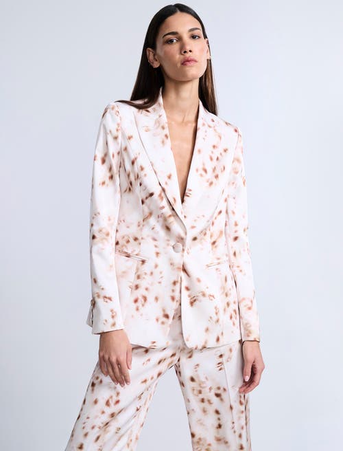 Bcbg Single Breasted Animal Print' In White