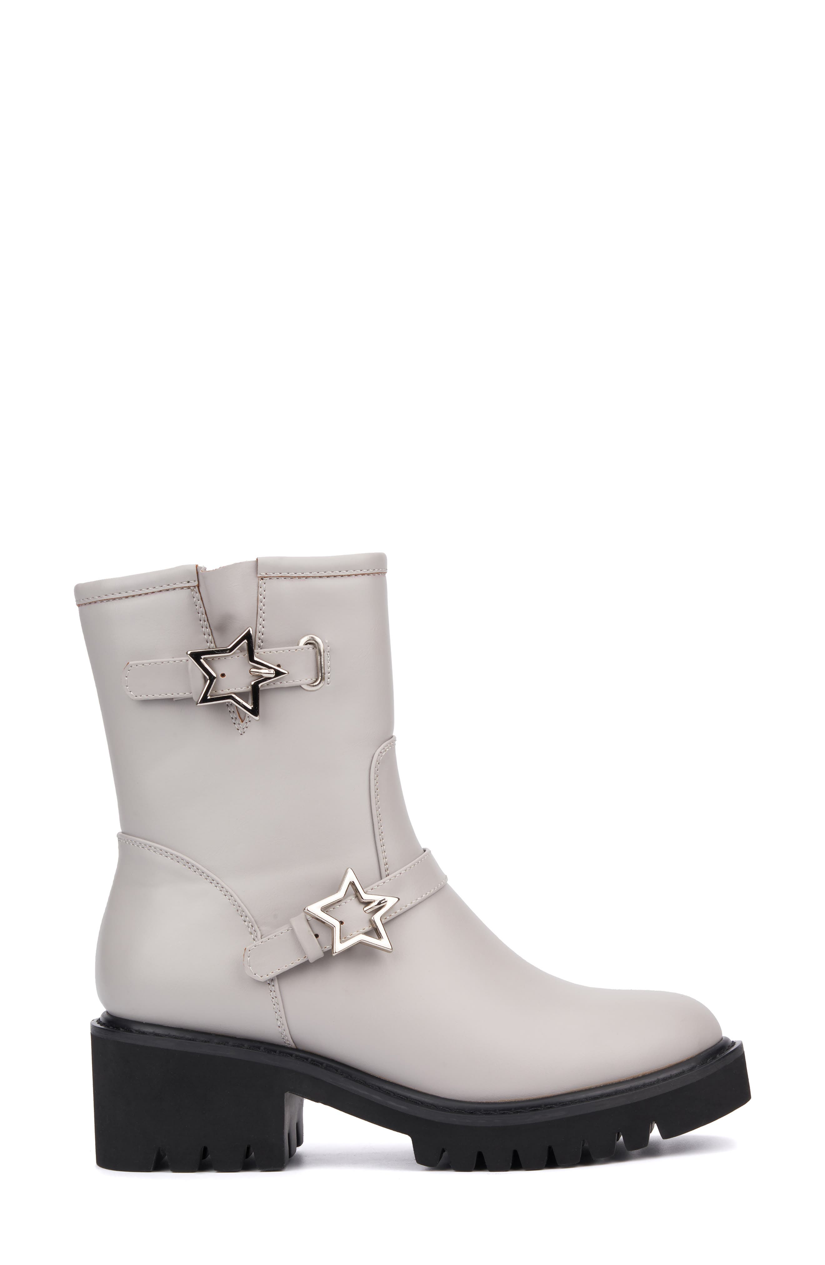 OLIVIA MILLER Neptune Lug Sole Boot, Alternate, color, Grey