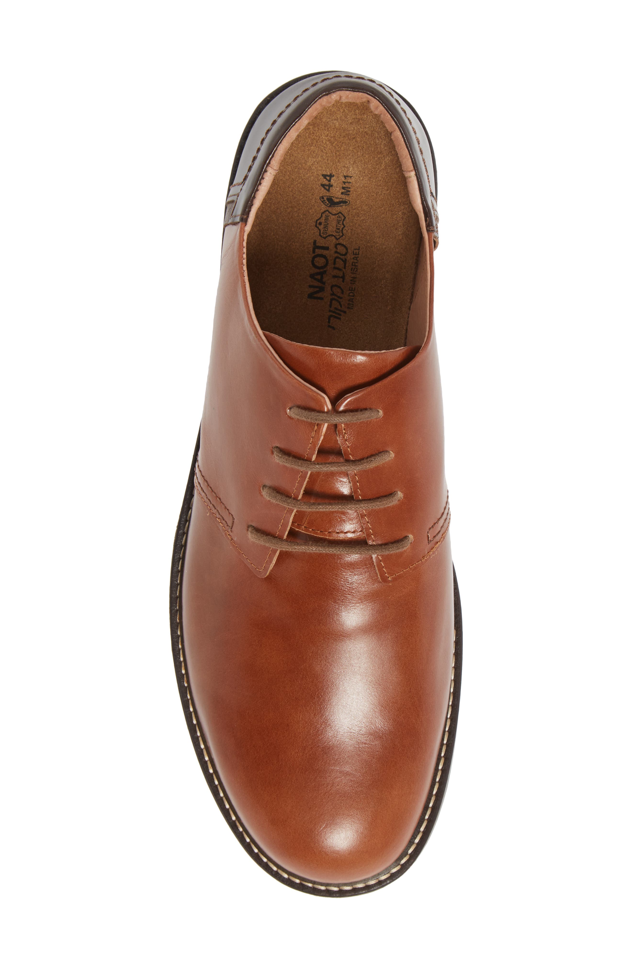 Plain Toe Derby, Alternate, color, MAPLE LTHR/ WALNUT/ TOFFEE