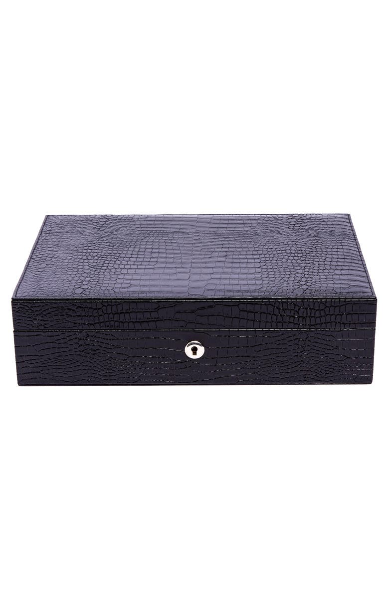Rapport London BROMPTON TEN WATCH BOX, Alternate, color, Black