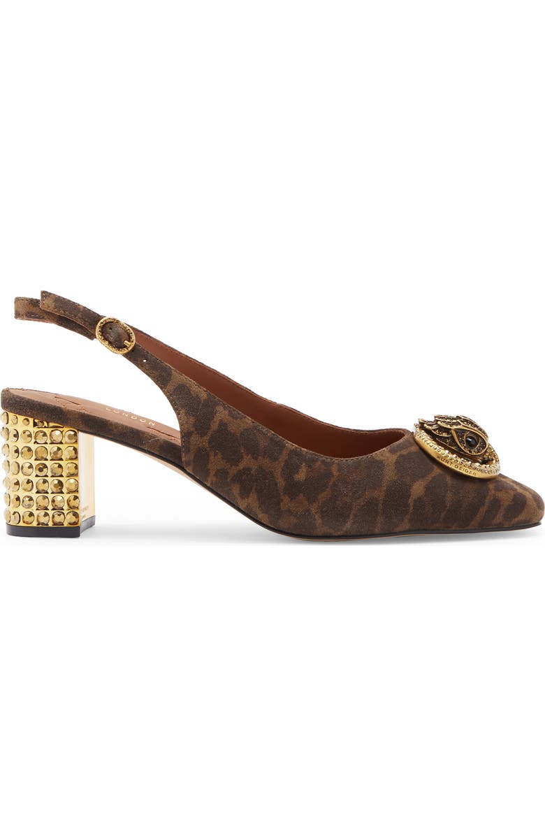 Kurt Geiger London Chelsea Slingback Pump, Alternate, color, Brown