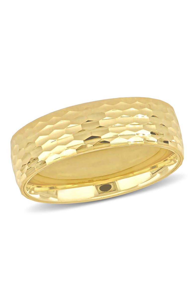 Julianna B. 6mm Geometric Pattern Wedding Band 14k, Main, color, 