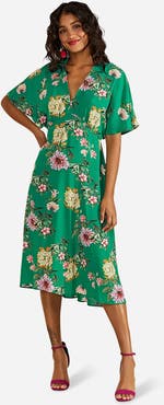 Yumi Floral Midi Dress