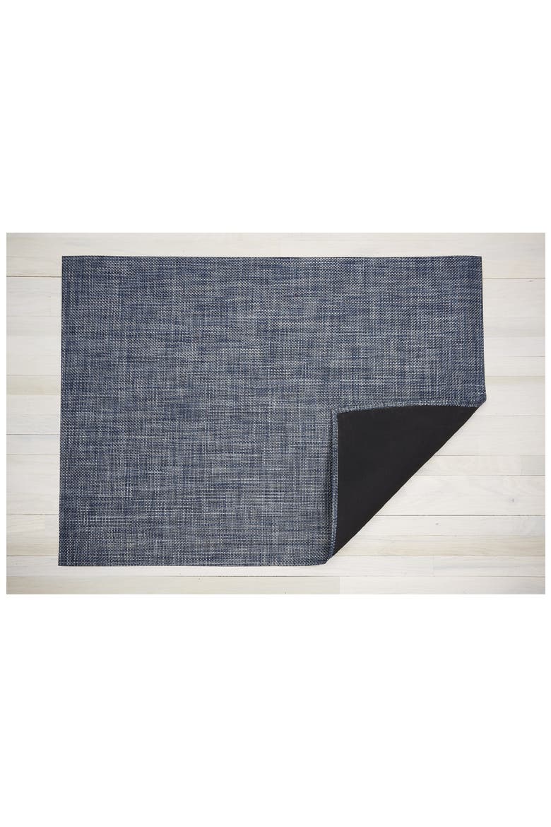 Basketweave Indoor/Outdoor Floor Mat, Alternate, color, DENIM