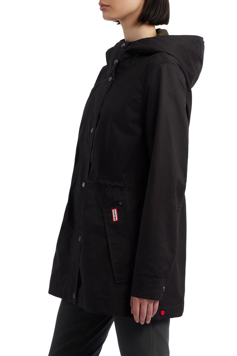 Adela Classic Waterproof Rain Jacket, Alternate, color, BLACK