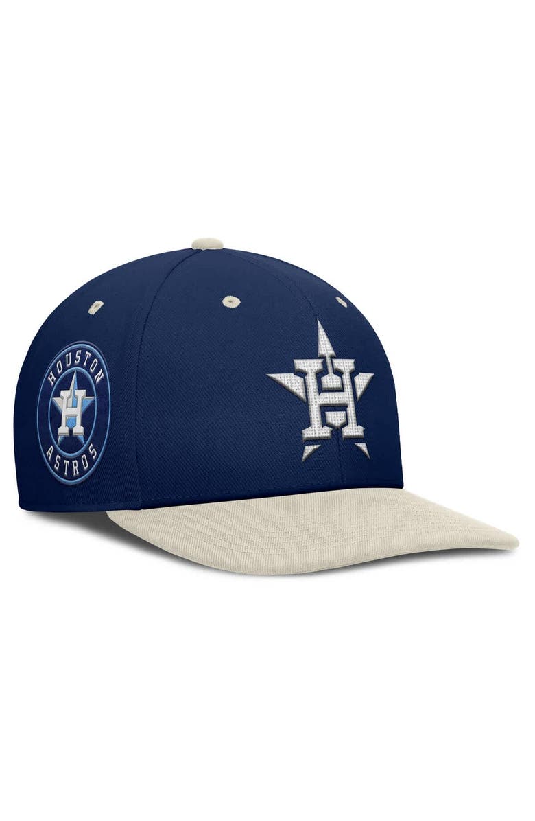Nike Men's Nike Navy/Cream Houston Astros Pro Performance Snapback Hat, Alternate, color, Navy