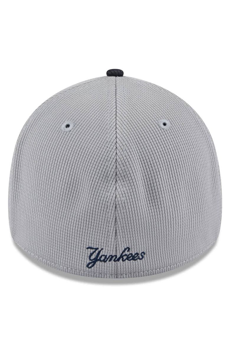 New Era Men's New Era  Gray/Navy New York Yankees 2025 Batting Practice 39THIRTY Flex Hat, Alternate, color, 