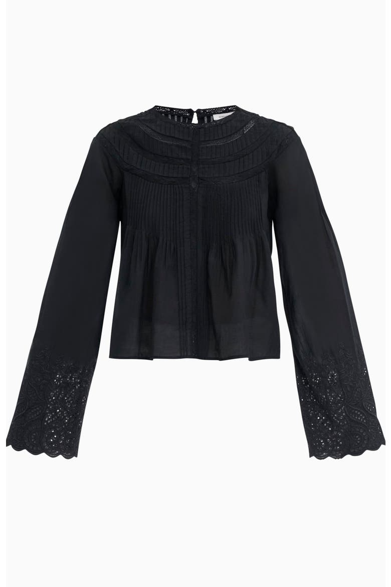 Sabine Blouse, Alternate, color, Jet Black