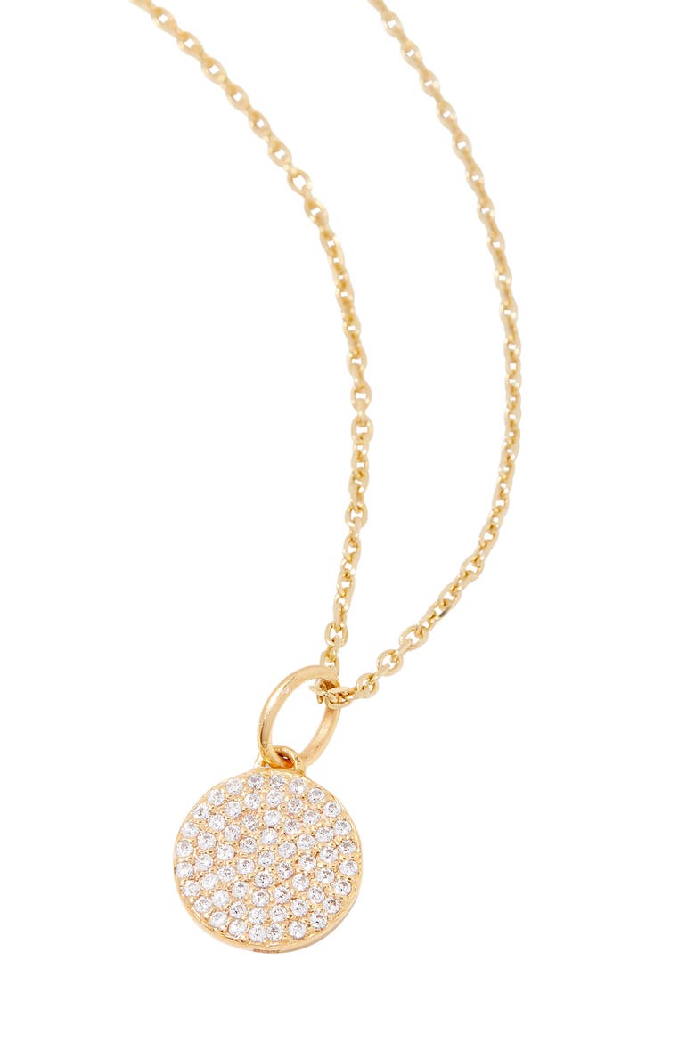 Adeline Coin Pendant Necklace, Alternate, color, GOLD