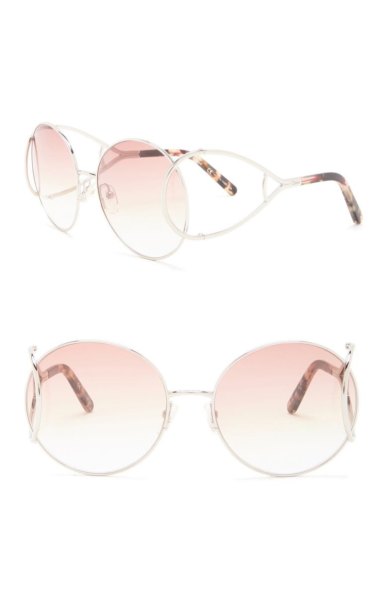 Chloé 'Jackson' 60mm Round Sunglasses, Main, color, 