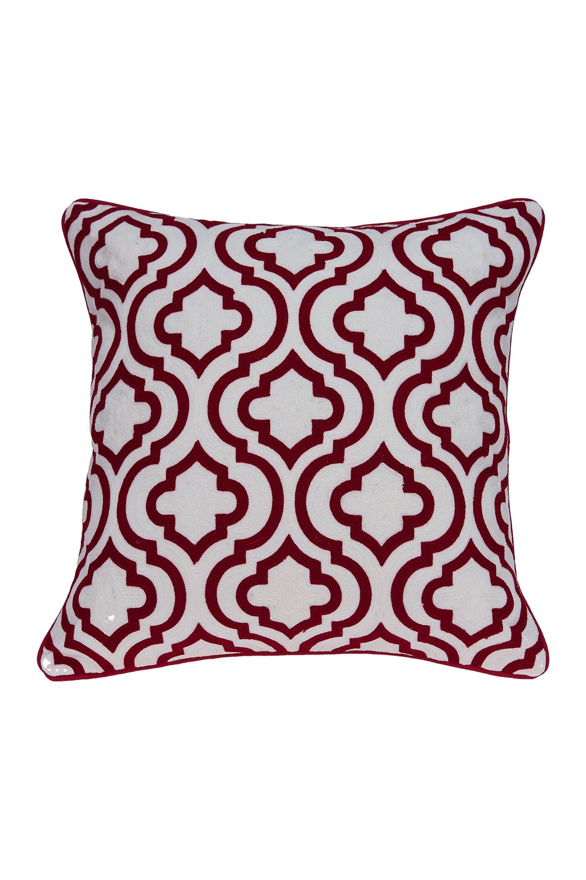 Nilam Transitional Pillow - 20" x 20" - Red