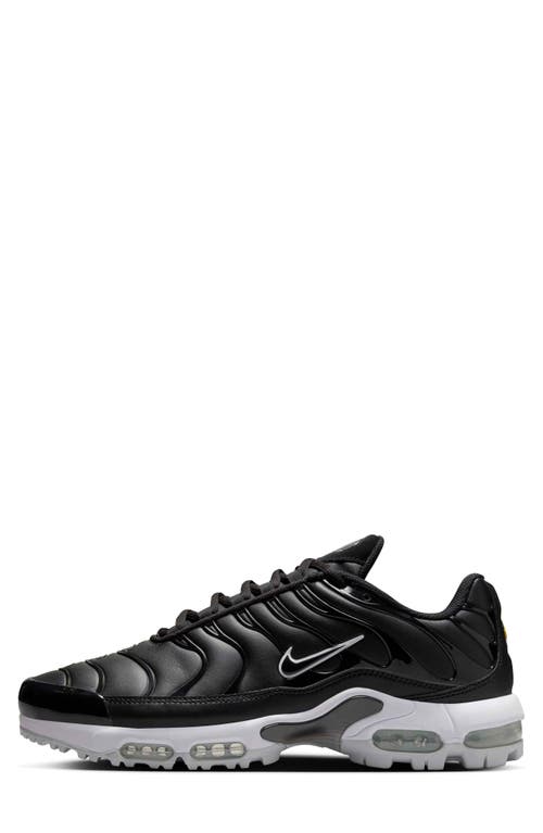 Nike Men's Air Max Plus G Golf Shoes In Black/gold/salsa Red