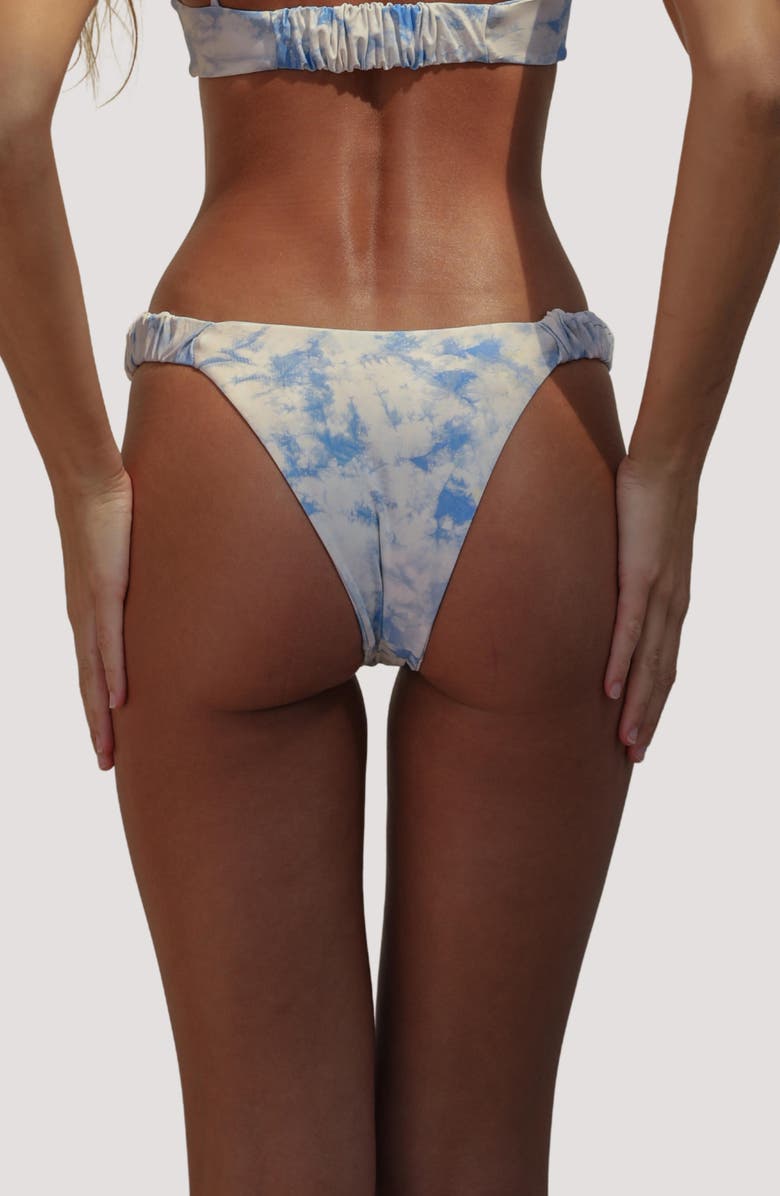 Stone Fox Mateo Bikini Bottoms, Alternate, color, Sky Dream
