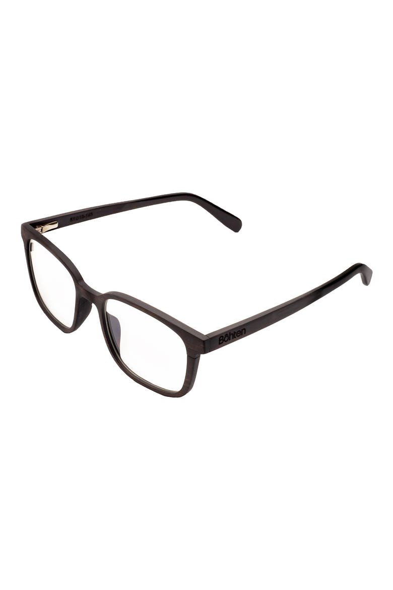 Jetter 50mm Square Optical Glasses, Alternate, color, BLACK / CLEAR