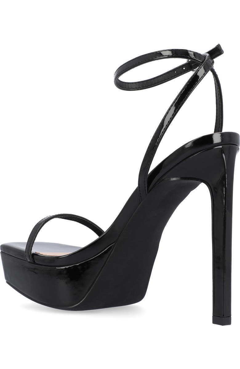 Journee Collection Telilah Strappy Platform Sandal, Alternate, color, Black