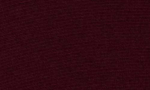 Bruno Magli Merino Wool Crop Cardigan In Burgundy